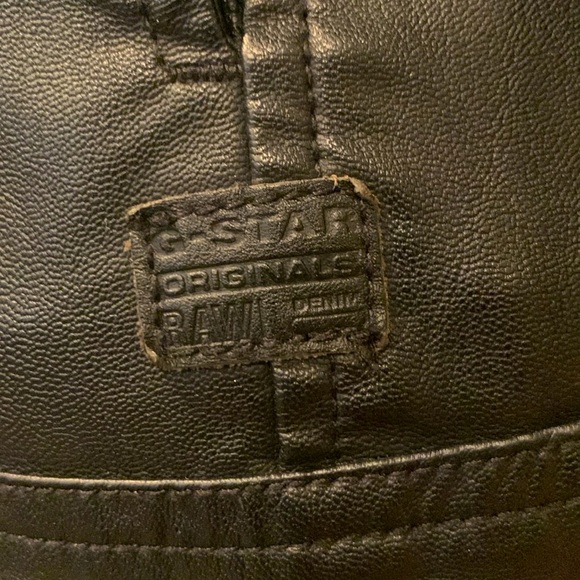G-STAR RAW Men’s Leather Jacket - Picture 12 of 16